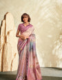 Pink Rose Shade Color Handloom Silk Saree RP3