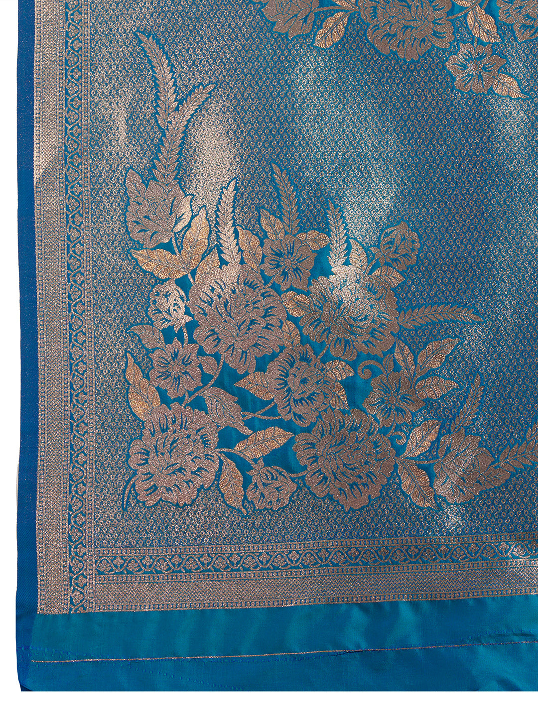 Star Blue Zari Woven Soft Kanjivaram Designer Silk Saree
