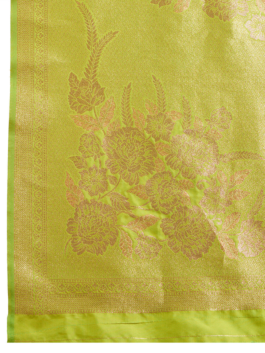 Radium Green Zari Woven Soft Kanjivaram Designer Silk Saree