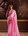 Pure Handloom Silk With Flowers Design Saree RP4