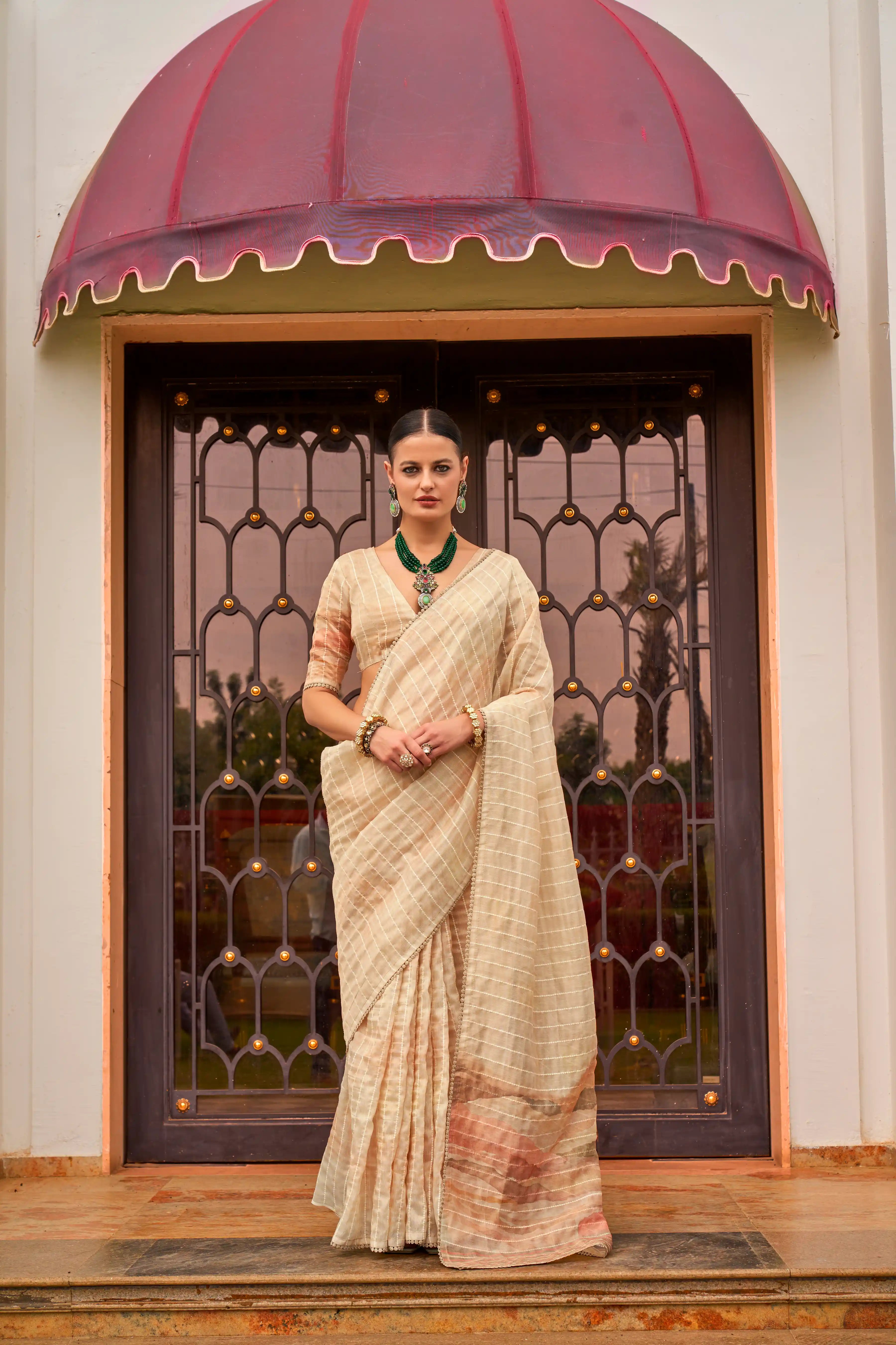 Magnificent Yellow Silk Saree