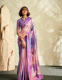 Lavender Purple Shade Color Handloom Khadi Silk Saree RP3