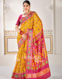 Musterd Pure Look Figure Patola Saree