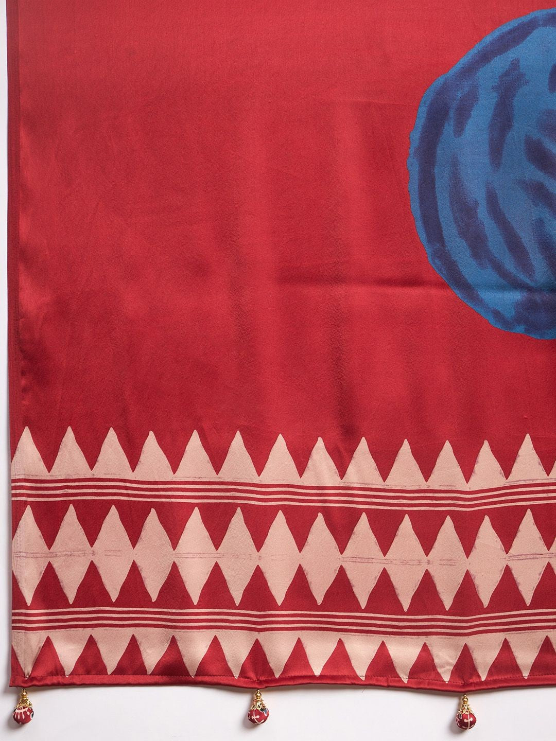 Ajrak Crepe Block Print Sarees 408